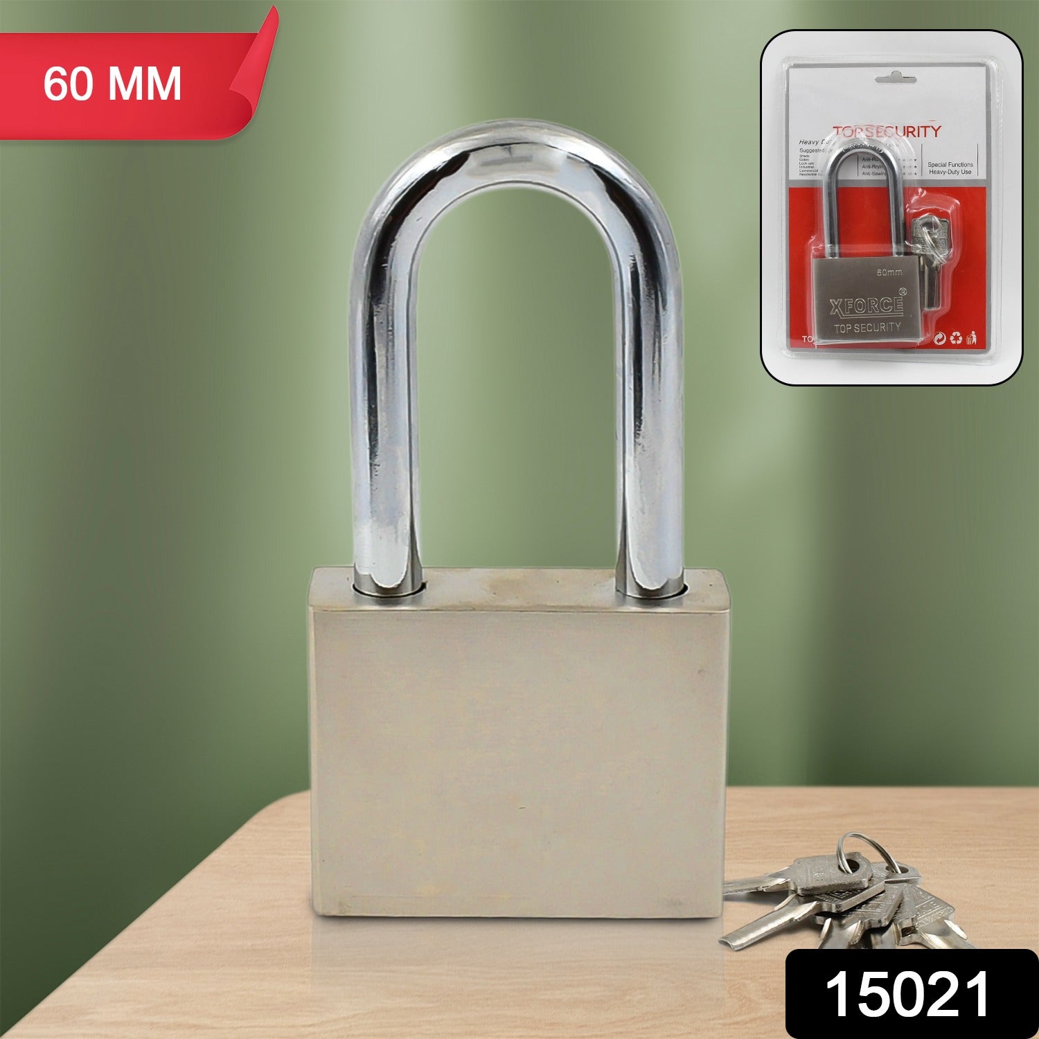 Multipurpose Solid 6 Keys Padlock 60 Mm  1 Pc) Multipurpose Solid 6 Keys Padlock 60 Mm  1 Pc)